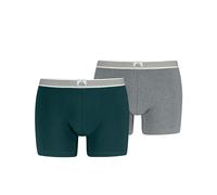 Boxer LEVI'S, Herren, Gr. L, grün, grau combo, Obermaterial: 95% Baumwolle, 5% Elasthan, Unterhosen (11726414-L) grün, grau combo