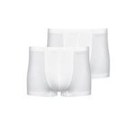 Boxer MEY "Casual Cotton", Herren, Gr. 10 (4XL), weiß, Feinripp, Obermaterial: 98% Baumwolle, 2% Elasthan, unifarben, normal, Unterhosen, optimaler Sitz durch perfekte Passform (60405716-10) weiß