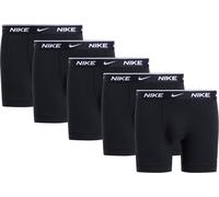 Boxer NIKE UNDERWEAR "BOXER BRIEF 5PK", Herren, Gr. M, 5 Stk., schwarz, schwarz, schwarz, schwarz, schwarz, Jersey, Obermaterial: 95% Baumwolle, 5% Elasthan, körpernah, Unterhosen, mit Logo-Elastikbun