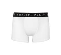 Boxer PHILIPP PLEIN "Monogram", Herren, Gr. M, 0102, weiß, schwarz, Obermaterial: 48% Baumwolle, 48% Modal, 4% Elasthan; Futter: 100% Polyester, Unterhosen (63299423-M) 0102, weiß, schwarz