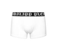 Boxer PHILIPP PLEIN "Philipp Plein Tm", Herren, Gr. M, 01, weiß, Obermaterial: 48% Baumwolle, 48% Modal, 4% Elasthan; Futter: 100% Polyester, Unterhosen (44633039-M) 01, weiß