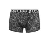 Boxer PHILIPP PLEIN "Tattoo", Jungen, Gr. 3XL, 02, schwarz, Obermaterial: 48% Baumwolle, 48% Modal, 4% Elasthan, Unterhosen (56944214-XXXL) 02, schwarz
