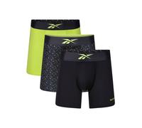 Boxer REEBOK "RAINER", Herren, Gr. M, bunt, Microfaser, Obermaterial: 92% Polyester, 8% Elasthan, eng, Unterhosen, basic, bequem, weich, mit Logo, breiter Bund, mit Muster (65797833-M) bunt