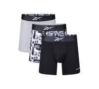 Boxer REEBOK "SHAND", Herren, Gr. S, bunt, Microfaser, Obermaterial: 92% Polyester, 8% Elasthan, gemustert, unifarben, eng, Unterhosen, basic, bequem, weich, mit Logo, breiter Bund, mit Muster (281626