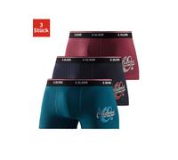 Boxer S.OLIVER Gr. XL (7), bunt (petrol, navy, bordeau) Herren Unterhosen Bestseller (15124656-XL) petrol, navy, bordeau