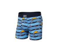 boxer saxx ultra super soft brief fly blau