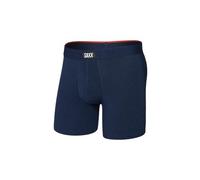 Saxx - Vibe Xtra Boxer Brief Fly - Kunstfaserunterwäsche, Gr. M, blau (DarkNavyHeather)