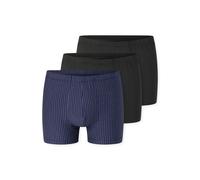 Boxer SCHIESSER "95/5 Essentials", Herren, Gr. 7, schwarz (926, sonstiges), Single Jersey, Obermaterial: 95% Baumwolle, 5% Elasthan, körpernah, Unterhosen, mit softem, tonalem Komfortbund (47870110-7)