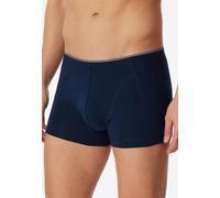 Boxer SCHIESSER "95/5", Herren, Gr. 9, blau (803, blau), Single Jersey, Obermaterial: 95% Baumwolle, 5% Elasthan, eng, Unterhosen, mit angenehm weichem, innen liegenden Komfortbund (96832743-9) 803, b