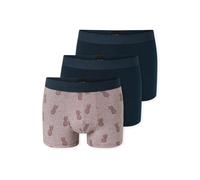Boxer SCHIESSER "95/5 Multipacks", Herren, Gr. 9, bunt (926, sonstiges), Single Jersey, Obermaterial: 95% Baumwolle, 5% Elasthan, körpernah, Unterhosen, ohne Eingriff, softer Logo-Webgummibund (231056