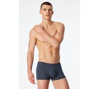 Boxer SCHIESSER "Long Life Soft", Herren, Gr. 4, blau (801, blau), Single Jersey, Obermaterial: 75% Modal, 15% Polyester, 10% Elasthan, körpernah, Unterhosen, ohne Eingriff, in elastischer Single-Jers