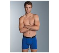 Boxer TRIGEMA "TRIGEMA Bequeme Pants mit Webgummibund" Gr. XXXL, blau (royal) Herren Unterhosen (480394-XXXL) royal