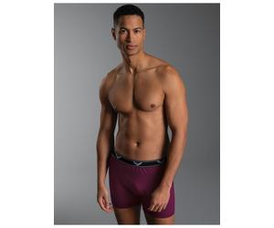 Boxer TRIGEMA "TRIGEMA Bequeme Pants mit Webgummibund", Herren, Gr. S, 1 Stk., rot (sangria), 95% Baumwolle, 5% Elastan, Unterhosen (805643-S) sangria