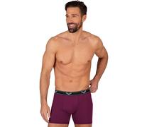Boxer TRIGEMA "TRIGEMA Bequeme Pants mit Webgummibund", Herren, Gr. XL, 1 Stk., rot (sangria), 95% Baumwolle, 5% Elasthan, Unterhosen (805643-XL) sangria