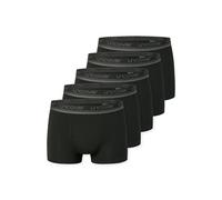 Boxer UNCOVER BY SCHIESSER "Uncover Cotton", Herren, Gr. XXL, schwarz (000, schwarz), Single Jersey, Obermaterial: 95% Baumwolle, 5% Elasthan, körpernah, Unterhosen, ohne Eingriff, elastisch, Single J