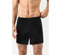 Mey Boxershorts schwarz, Einfarbig