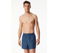 Weiter Boxer SCHIESSER "Boxershorts Multipacks", Herren, Gr. 7, blau (911, sonstiges), Webqualität, Obermaterial: 100% Baumwolle, weit, Unterhosen, mit Eingriff, Gummizug (88542807-7) 911, sonstiges