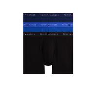 Boxershorts "3P BOXER BRIEF DTM", Herren, Gr. M (50), 3 Stk., nob blu, prp nvy, blk, Jersey, Obermaterial: 95% Baumwolle, 5% Elasthan, TOMMY HILFIGER UNDERWEAR, körpernah, Unterhosen, mit langem Bein,