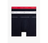 Tommy Hilfiger Underwear "3P BOXER BRIEF WB" Packung, 3er-Pack, 3 Stk. mit kontrastfarbenem Logobund (50116930-M) primary rot, weiß, desert sky