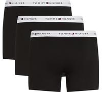 Boxershorts "3P BOXER BRIEF WB", Herren, Gr. XXL (56), 3 Stk., schwarz (schwarz, schwarz, schwarz, weiß), Jersey, Obermaterial: 95% Baumwolle, 5% Elasthan, TOMMY HILFIGER UNDERWEAR, körpernah, Unterho