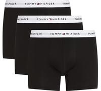 Boxershorts "3P BOXER BRIEF WB", Herren, Gr. XXL (56), 3 Stk., schwarz, schwarz, schwarz, weiß, Jersey, Obermaterial: 95% Baumwolle, 5% Elasthan, TOMMY HILFIGER UNDERWEAR, körpernah, Unterhosen, mit k