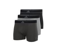 Boxershorts ADIDAS ORIGINALS "Boxershort Trunks Active Micro Flex Eco 3P 3er Pack", Herren, Gr. S, bunt (schwarz, grau), Obermaterial: 85% Polyester PES. 15% Elasthan EL., Unterhosen (76550152-S) schw