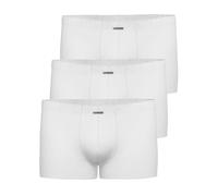 Boxershorts AMMANN "3er Pack Retro Short Day Modern / Close to you", Herren, Gr. 7, weiß, Single-Jersey, Obermaterial: 93% Baumwolle CO. 7% Elasthan EL., Unterhosen (29442157-7) weiß