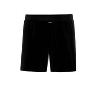 Boxershorts AMMANN "Boxershort Basic Cotton Boxer Short 1er Pack", Herren, Gr. M, schwarz, Obermaterial: 100% Baumwolle CO., Unterhosen (71766923-M) schwarz