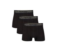 Boxershorts BAMBOO BASICS "Boxershort LIAM 3er Pack", Herren, Gr. XL, schwarz, Obermaterial: 68% Viskose CV. 28% Baumwolle CO. 4% Elasthan EL., Unterhosen (84844504-XL) schwarz