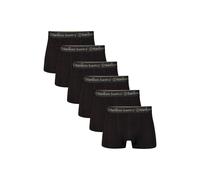 Boxershorts BAMBOO BASICS "Boxershort LIAM 6er Pack", Herren, Gr. XL, schwarz, Obermaterial: 68% Viskose CV. 28% Baumwolle CO. 4% Elasthan EL., Unterhosen (43263934-XL) schwarz