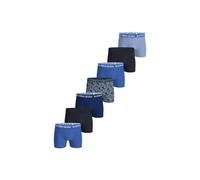 Boxershorts BJÖRN BORG "Boxershort 7er Pack", Herren, Gr. L, bunt (blau, grün), Obermaterial: 95% Baumwolle CO. 5% Elasthan EL., Unterhosen (92390012-L) blau, grün