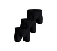 Boxershorts BJÖRN BORG "Boxershort Cotton Stretch Boxer Trunks 3P 3er Pack", Herren, Gr. M, schwarz, Obermaterial: 95% Baumwolle CO. 5% Elasthan EL., Unterhosen (27645361-M) schwarz