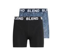 Boxershorts BLEND "BHELSON 2-pack trunks", Herren, Gr. L, 2 Stk., bunt (mix colors), Jersey, Obermaterial: 95% Baumwolle, 5% Elasthan, unifarben, bequem, Unterhosen (82024503-L) mix colors