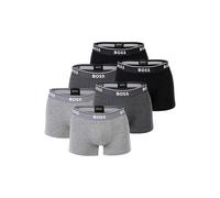 Boxershorts BOSS "Boxershort Trunk 3P Power 6er Pack", Herren, Gr. XXL, grau, Obermaterial: 95% Baumwolle CO. 5% Elasthan EL., Unterhosen (21577105-XXL) grau
