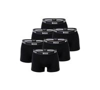 Boxershorts BOSS "Boxershort Trunk 3P Power 6er Pack", Herren, Gr. XXL, schwarz, Obermaterial: 95% Baumwolle CO. 5% Elasthan EL., Unterhosen (49743607-XXL) schwarz