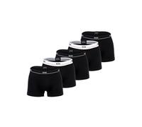 Boxershorts BOSS "Boxershort Trunk 5P Essential 5er Pack", Herren, Gr. S, schwarz, Obermaterial: 95% Baumwolle CO. 5% Elasthan EL., Unterhosen (66827013-S) schwarz