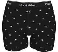 Boxershorts "BOXER BRIEF", Damen, Gr. M (38), diamond logo schwarz, Jersey, Obermaterial: 53% Baumwolle, 35% Modal, 12% Elasthan, CALVIN KLEIN UNDERWEAR, gemustert, körpernah, Unterhosen, Körpernahe P