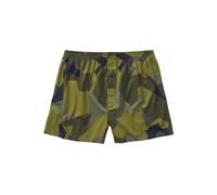 Boxershorts BRANDIT "Brandit Herren Boxershorts", Herren, Gr. 5XL, 1 Stk., swedish camo, 100% Baumwolle, Unterhosen (82513913-5XL) swedish camo