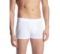 Boxershorts CALIDA "Cotton Code", Herren, Gr. XXL (58/60), weiß, Single Jersey, Obermaterial: 95% Baumwolle, 5% Elasthan, unifarben, normal, Unterhosen, Komfortbund, Baumwoll-Mix, elastisch, ohne Eing