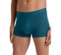 Boxershorts CALIDA "Evolution", Herren, Gr. M (50), blau (legion blau), Single Jersey, Obermaterial: 94% Baumwolle, 6% Elasthan, unifarben, normal, Unterhosen Boxershorts, Softbund, elastisch, ohne Ei