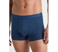 Boxershorts CALIDA "Evolution", Herren, Gr. XXL (58/60), blau (pottery blau), Single Jersey, Obermaterial: 94% Baumwolle, 6% Elasthan, unifarben, normal, Unterhosen Boxershorts, Softbund, elastisch, o