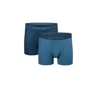Boxershorts CAMANO "Boxershorts Unterhosen Herren elastischer Gummibund ohne", Herren, Gr. S, blau (blau mix), 95% Baumwolle, 5% Elasthan, Unterhosen (82152662-S) blau mix