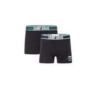 2er Pack CAMP DAVID Boxershorts Herren 6710 - race black M