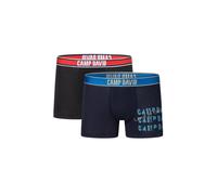 Boxershorts CAMP DAVID "casual", Herren, Gr. XL, blau (night sky mix), Obermaterial: 95% Baumwolle, 5% Elasthan, Unterhosen, mit elastischem Bund (95998160-XL) night sky mix