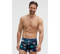 Boxershorts CAMP DAVID "Set:", Herren, Gr. 3XL, 2 Stk., blau (navy, rot), Material: 95% Baumwolle, 5% Elasthan, bedruckt, Unterhosen, mit All Over Print (29837934-XXXL) navy, rot