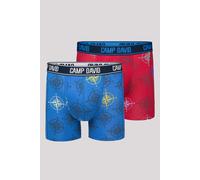 Boxershorts CAMP DAVID "Set:" Gr. L, bunt (electric blue, red) Herren Unterhosen (55262915-L) electric blue, red