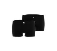 Boxershorts CECEBA "Boxershort 2er Pack", Herren, Gr. 4 XL, schwarz, Obermaterial: 95% Baumwolle CO. 5% Elasthan EL., Unterhosen (24091836-4XL) schwarz