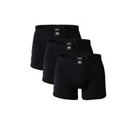 Boxershorts CECEBA "Boxershort Pants 3er Pack 3er Pack", Herren, Gr. L, schwarz, Obermaterial: 95% Baumwolle CO. 5% Elasthan EL., Unterhosen (36884804-L) schwarz