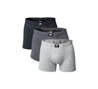 Boxershorts CECEBA "Boxershort Pants 3er Pack 3er Pack", Herren, Gr. M, grau, Obermaterial: 95% Baumwolle CO. 5% Elasthan EL., Unterhosen (64104943-M) grau