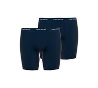 Boxershorts CECEBA "Boxershort Shorts 2er Pack", Herren, Gr. 5XL, blau (dunkelblau), Obermaterial: 95% Baumwolle CO. 5% Elasthan EL., Unterhosen (54961824-5XL) dunkelblau